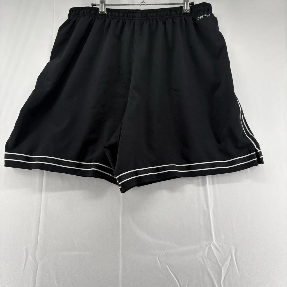 Nike Men's 2XL‎ Running Jogging Soccer Shorts Black Polyester